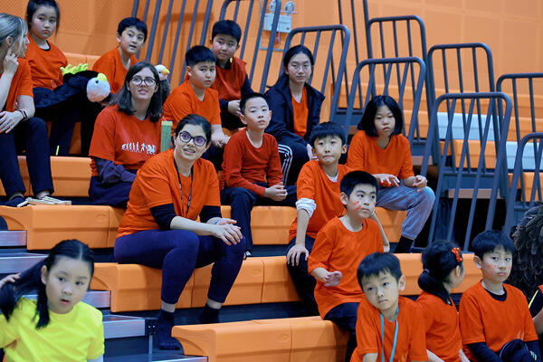 学生集会 - 首次学院活动,南通惠立学校
